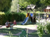 Children playground at clair matin campsite